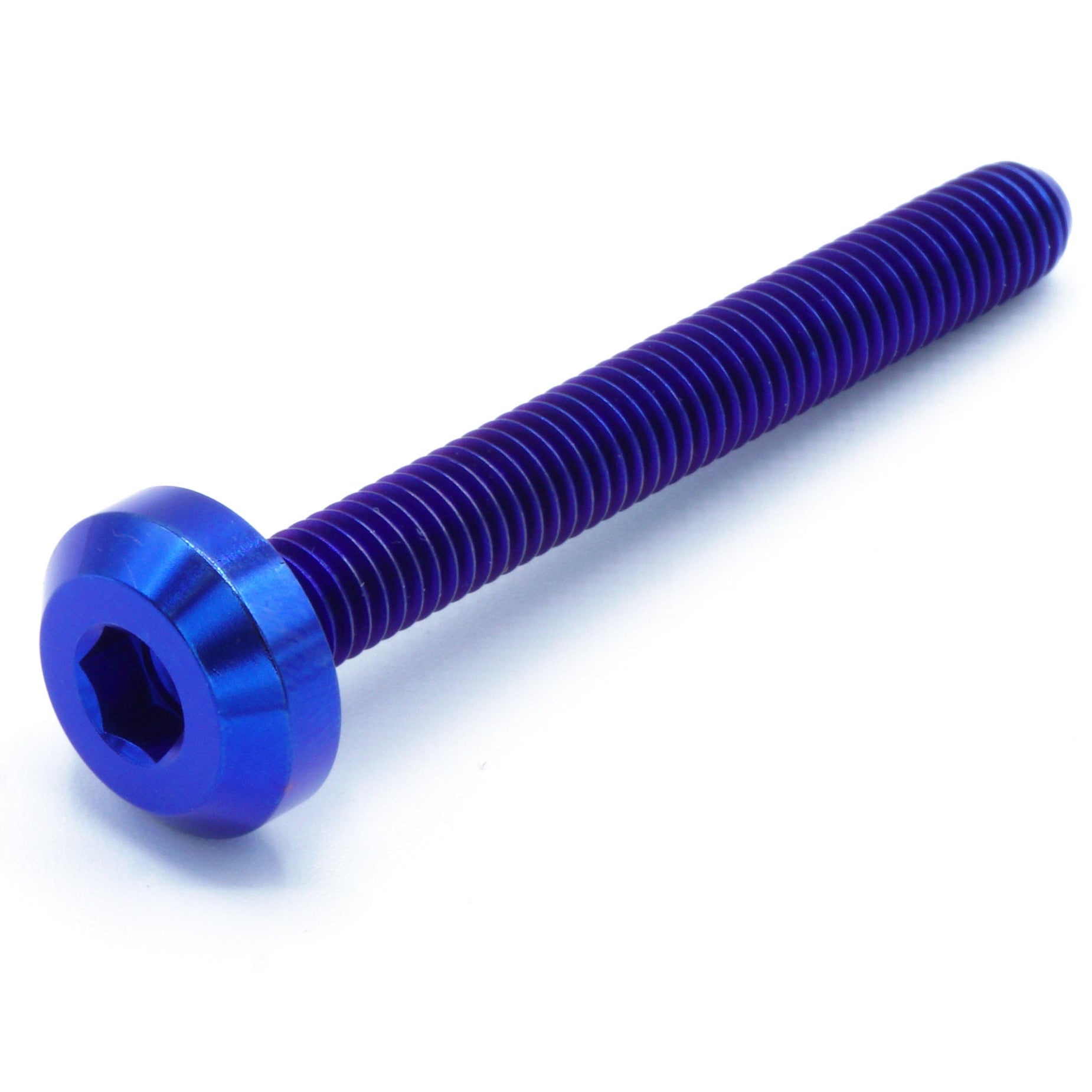 M6 x 1.00 x 50mm Titanium Motor Head Bolt - JSI Racing 