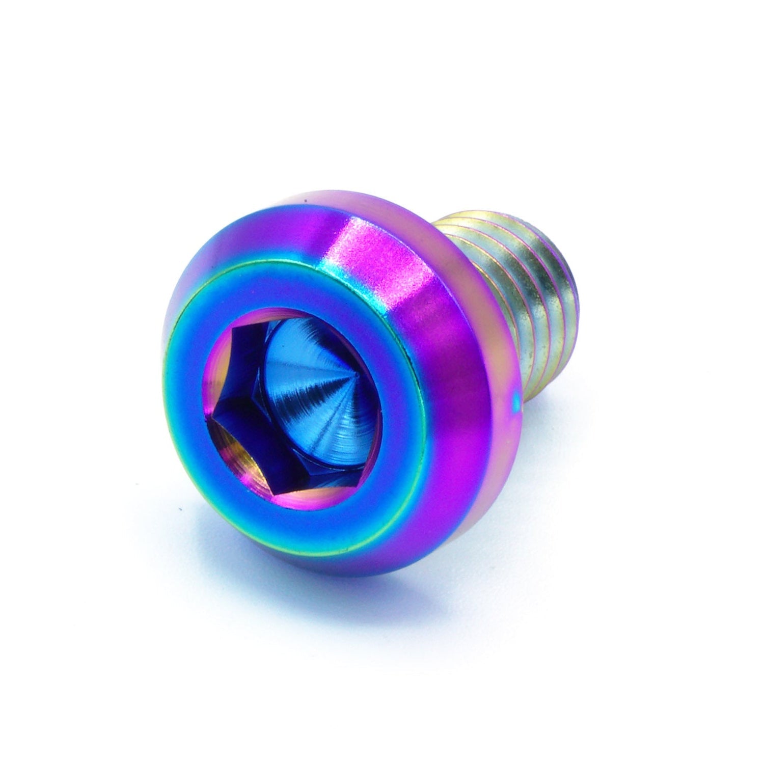 M10 x 1.50 x 15mm Titanium Motor Head Bolt - JSI Racing 
