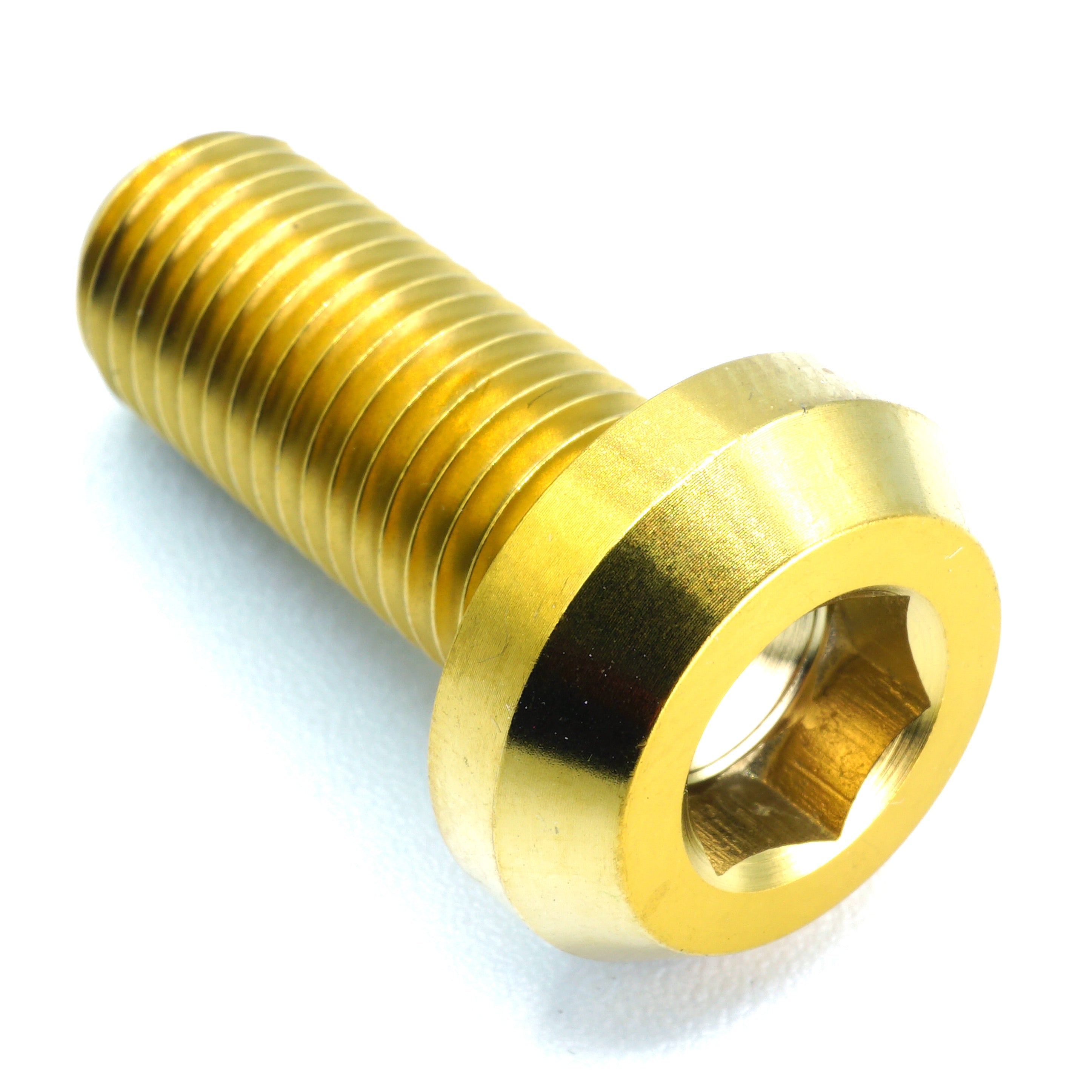 M10 x 1.50 x 25mm Titanium Motor Head Bolt - JSI Racing 