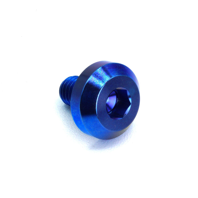 M6 x 1.00 x 10mm Titanium Motor Head Bolt - JSI Racing 