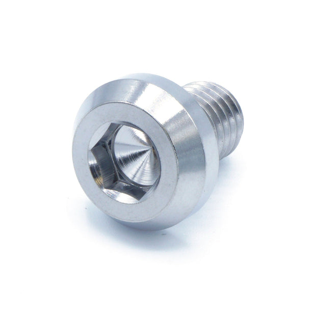 M10 x 1.25 x 15mm Titanium Motor Head Bolt - JSI Racing 