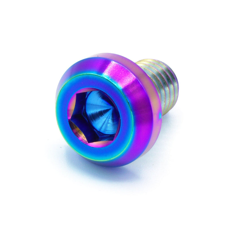 M10 x 1.25 x 15mm Titanium Motor Head Bolt - JSI Racing 