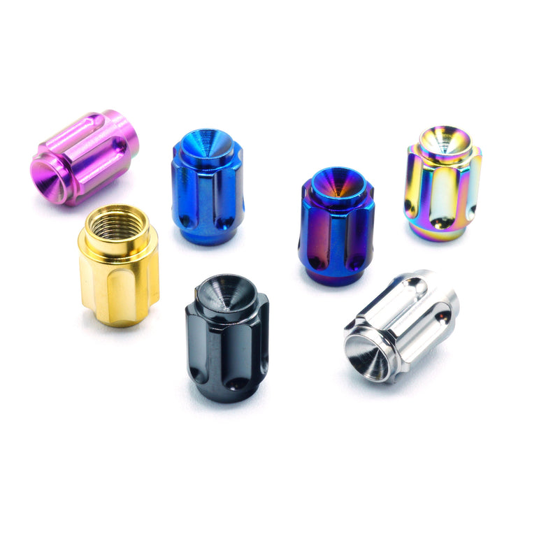 Titanium Gear Valve Stem Cap - JSI Racing 