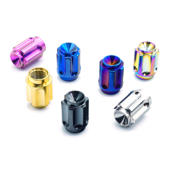 Titanium Gear Valve Stem Cap - JSI Racing 