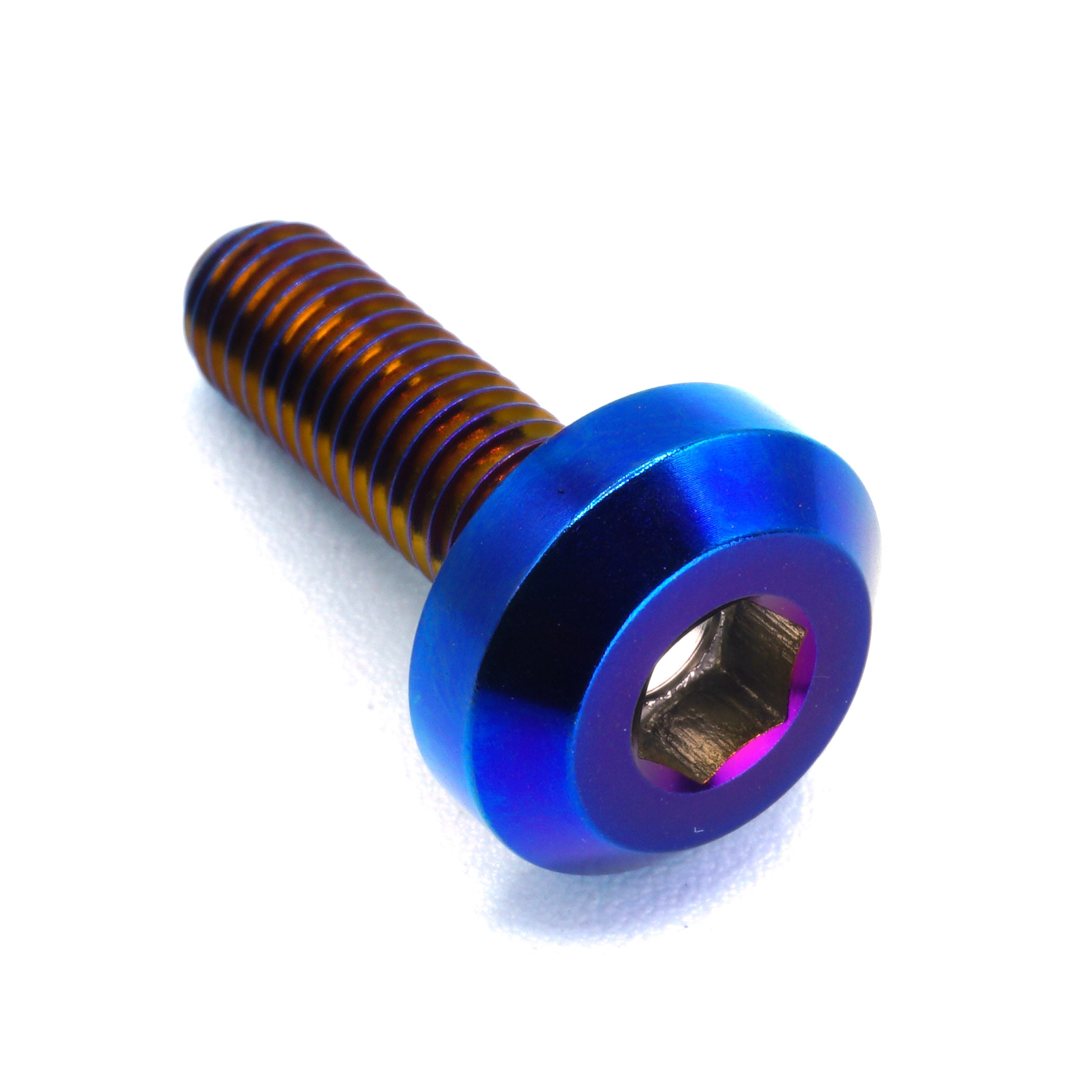 M6 x 1.00 x 20mm Titanium Motor Head Bolt - JSI Racing 
