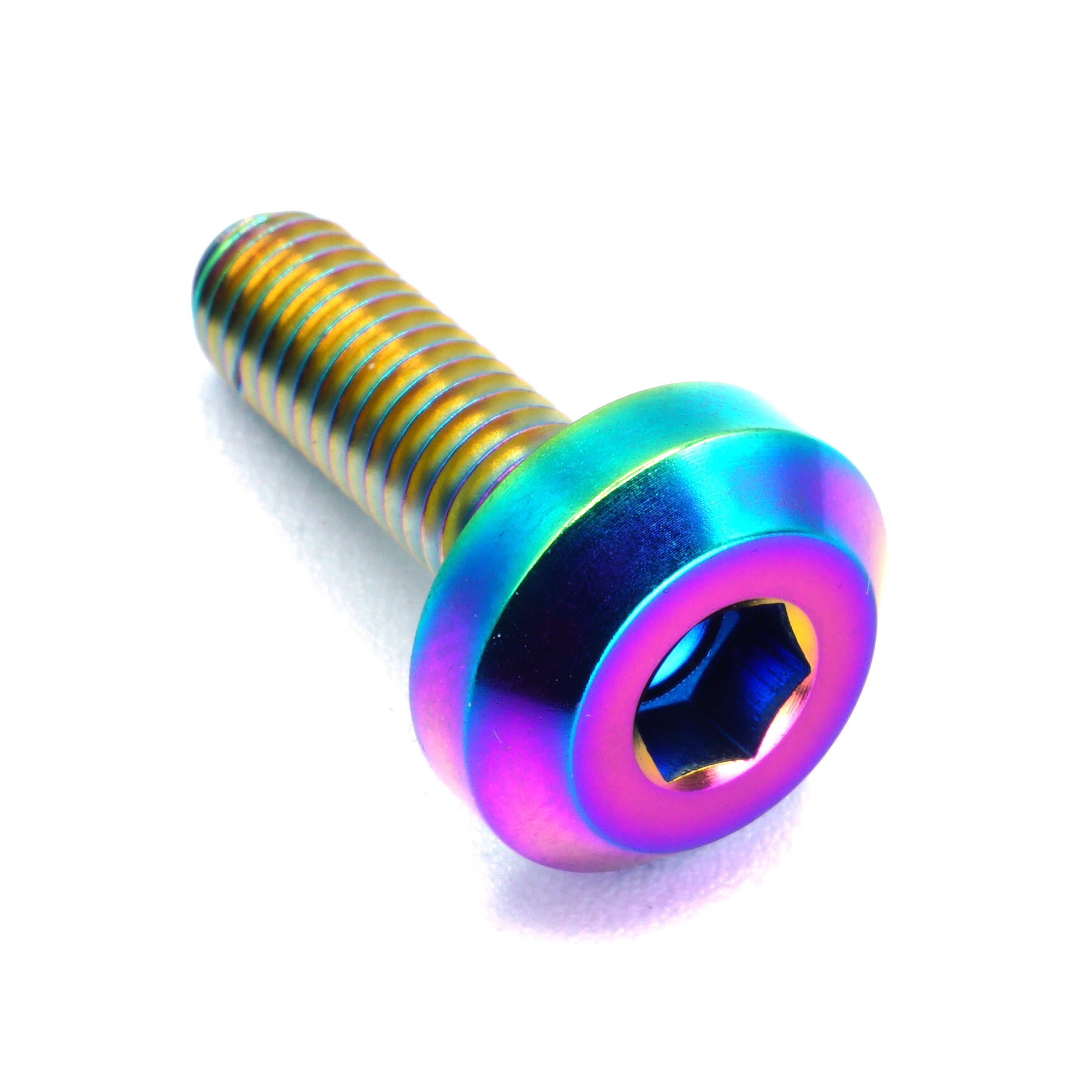M6 x 1.00 x 20mm Titanium Motor Head Bolt - JSI Racing 
