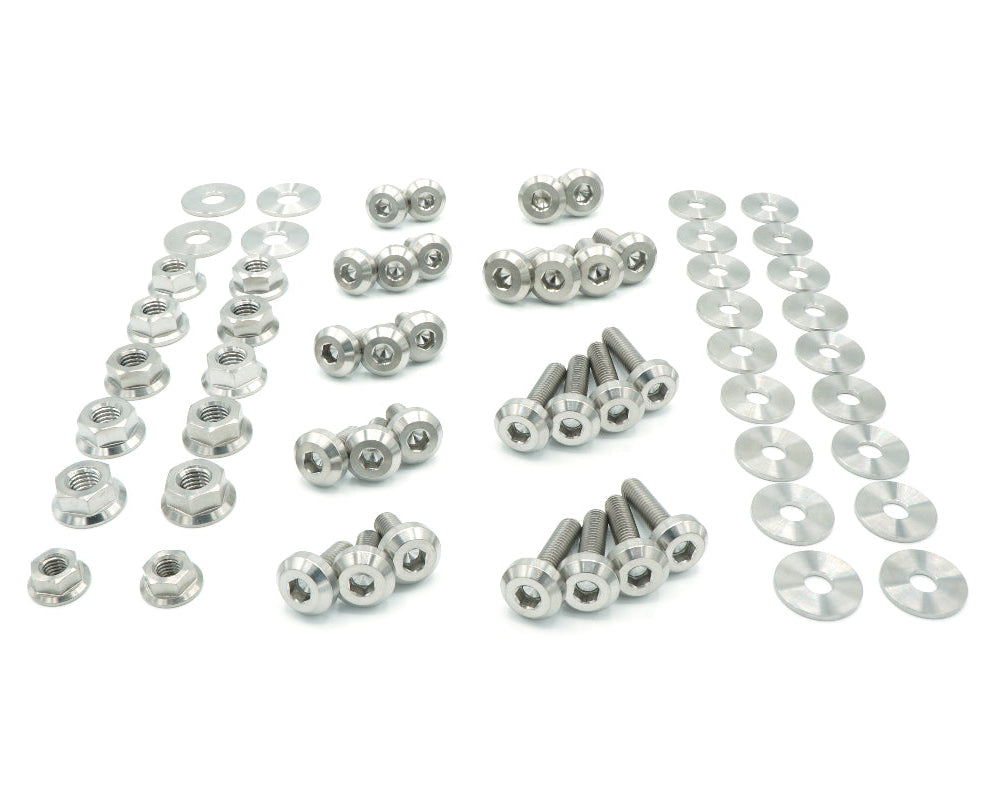 Titanium Hardware Engine Bay Kit - Infiniti Q50 (2014-2015) - JSI Racing 