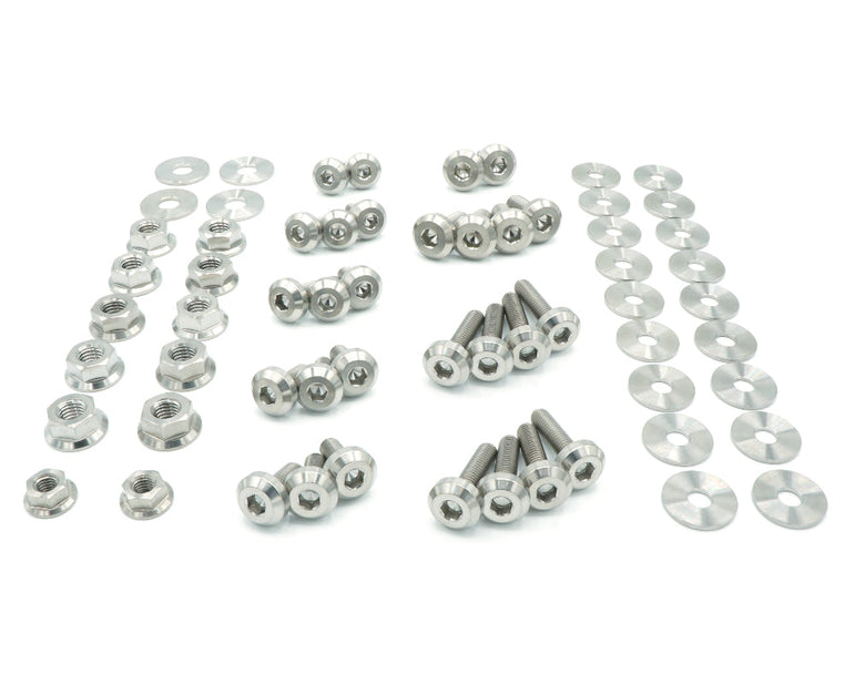 Titanium Hardware Engine Bay Kit - Infiniti Q60 (2014-2016) - JSI Racing 