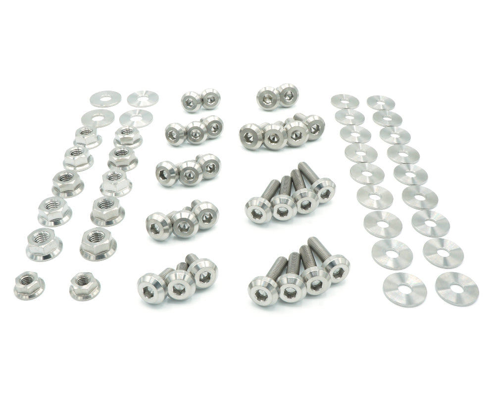 Titanium Hardware Engine Bay Kit - Infiniti Q60 (2014-2016) - JSI Racing 