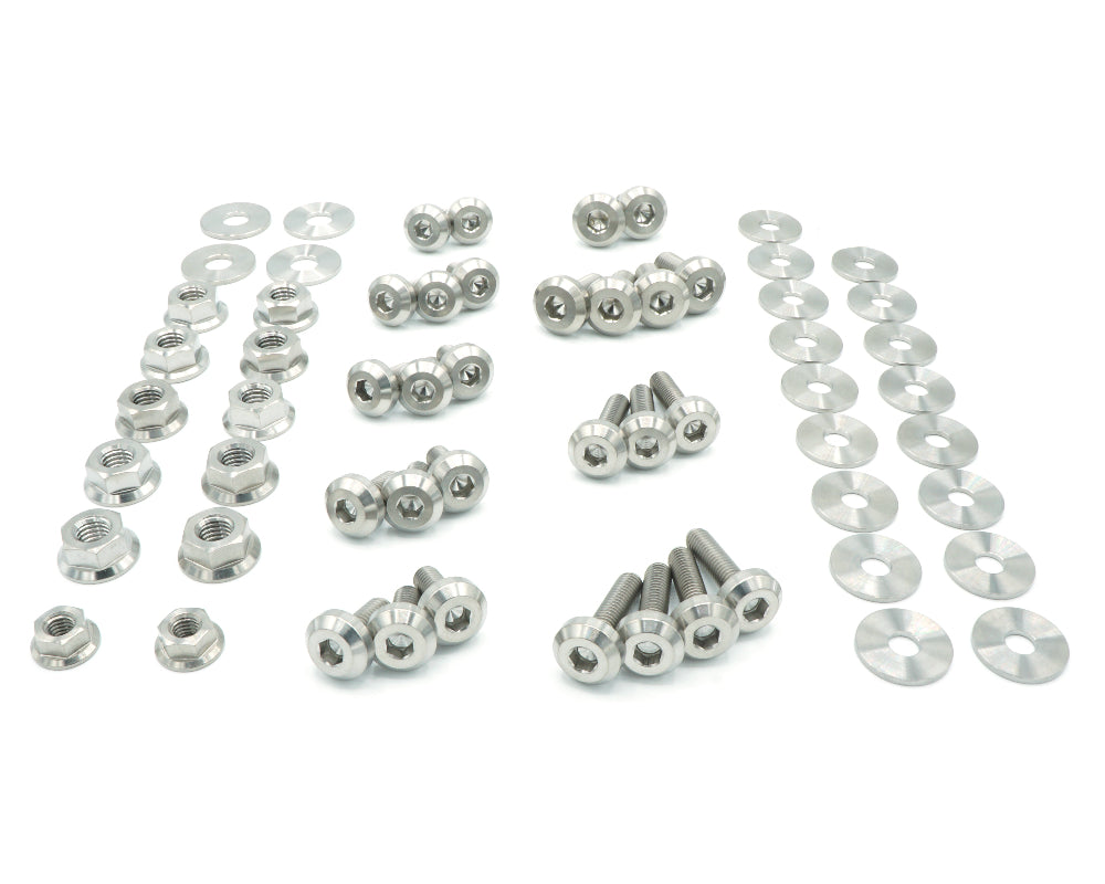 Titanium Hardware Engine Bay Kit - Infiniti Q50 (2016-Present) - JSI Racing 