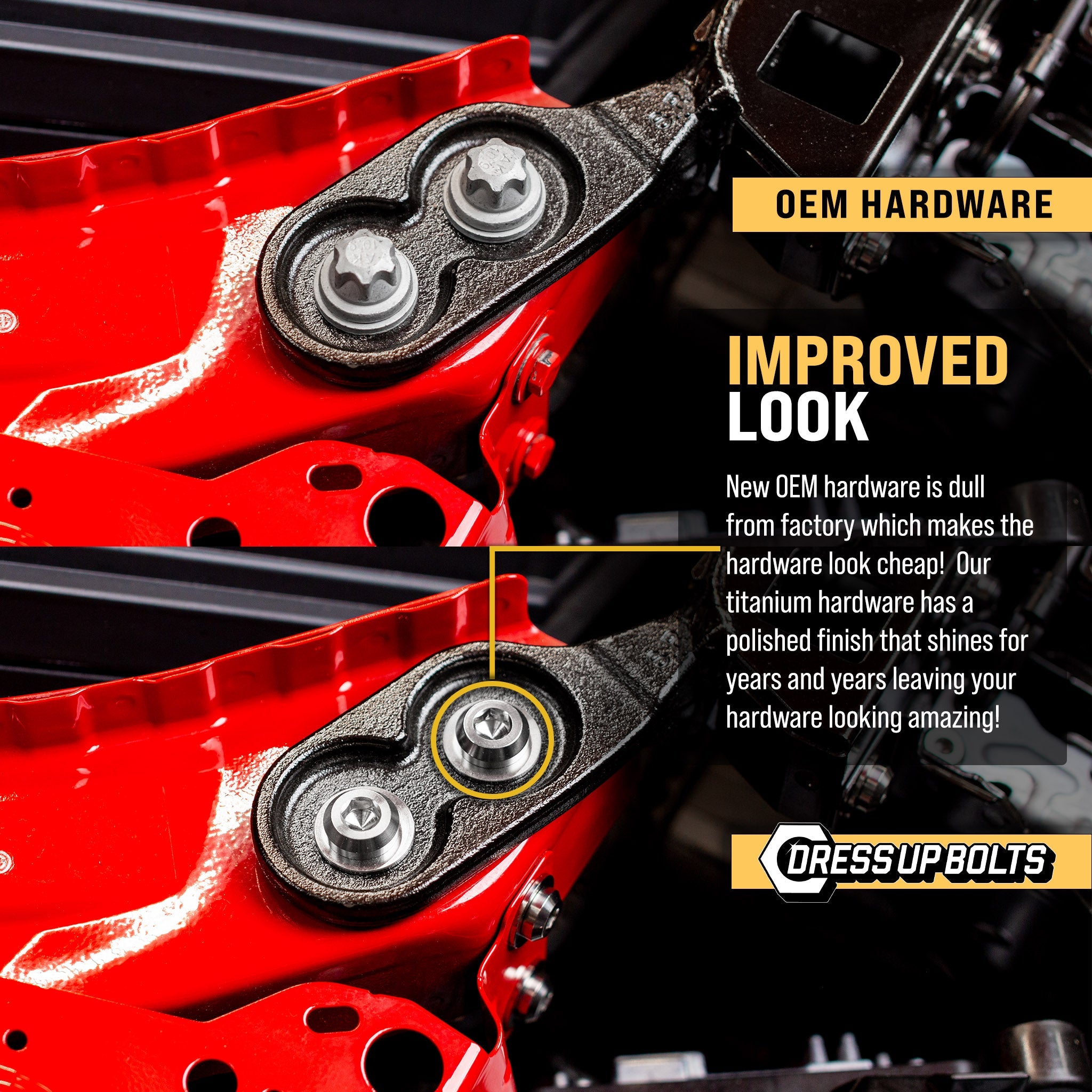 Stage 1 Titanium Hardware Engine Bay Kit - BMW G80 M3/M4 (2021+) - JSI Racing 