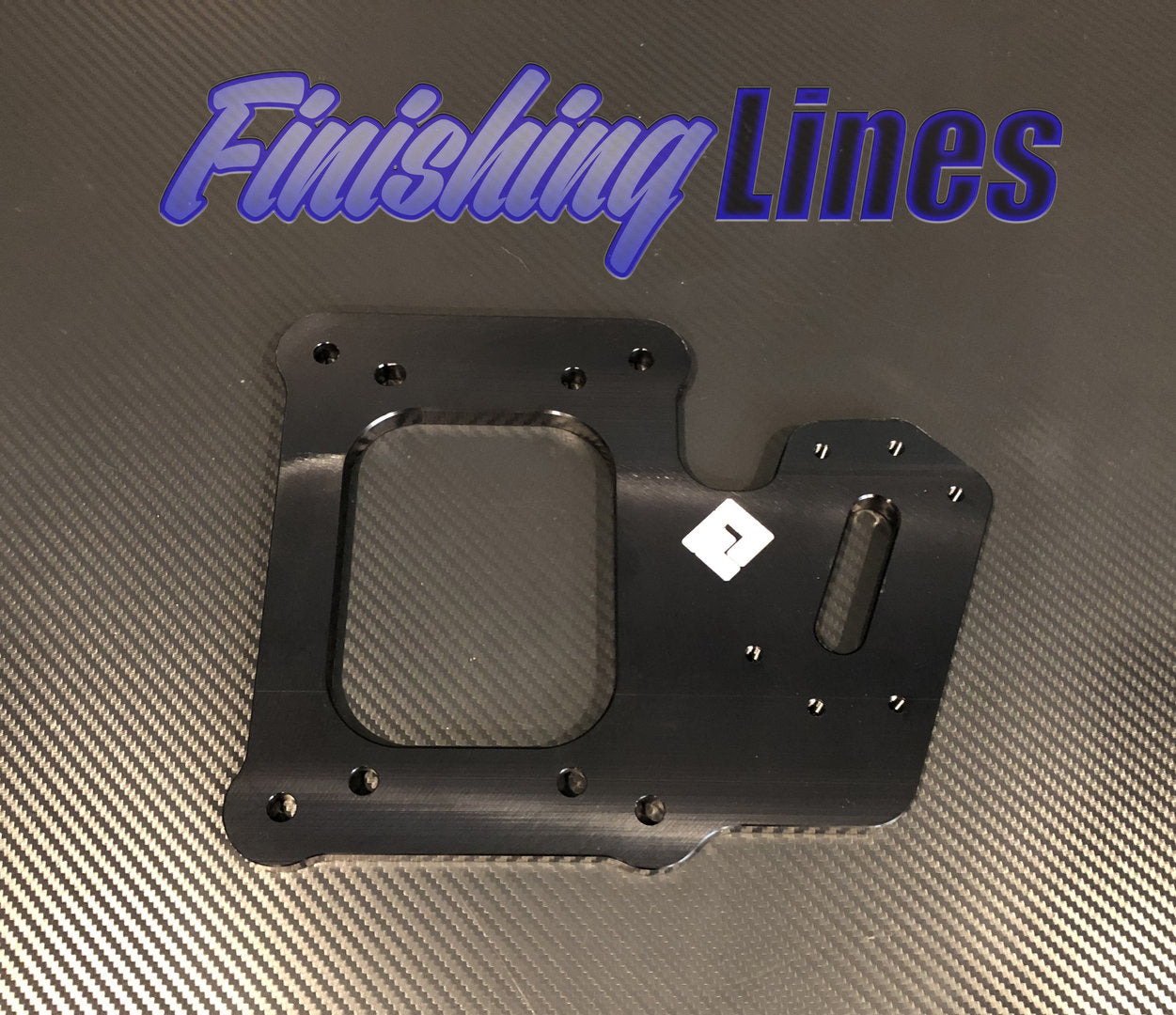 Finishing Lines Black Staging Brake Mounting Plate – K Series (RSX Shifter Pattern) - JSI Racing 