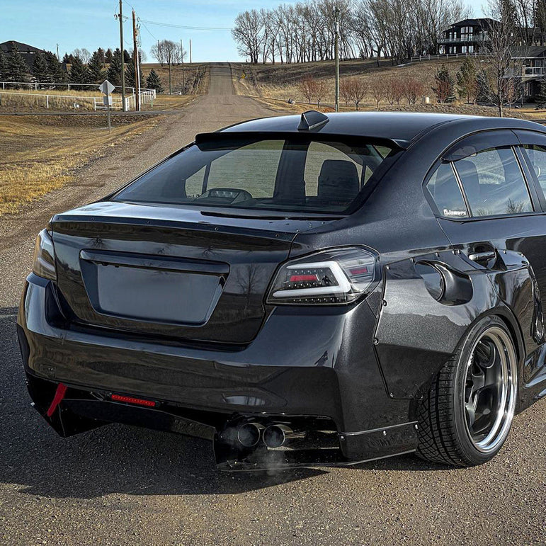 NTXGLOW BLACK LED tail lights (2015 - 2021 Subaru WRX) - JSI Racing 