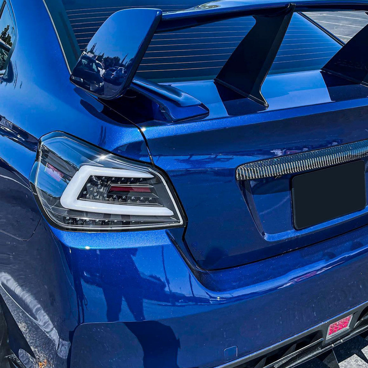 NTXGLOW BLACK LED tail lights (2015 - 2021 Subaru WRX) - JSI Racing 