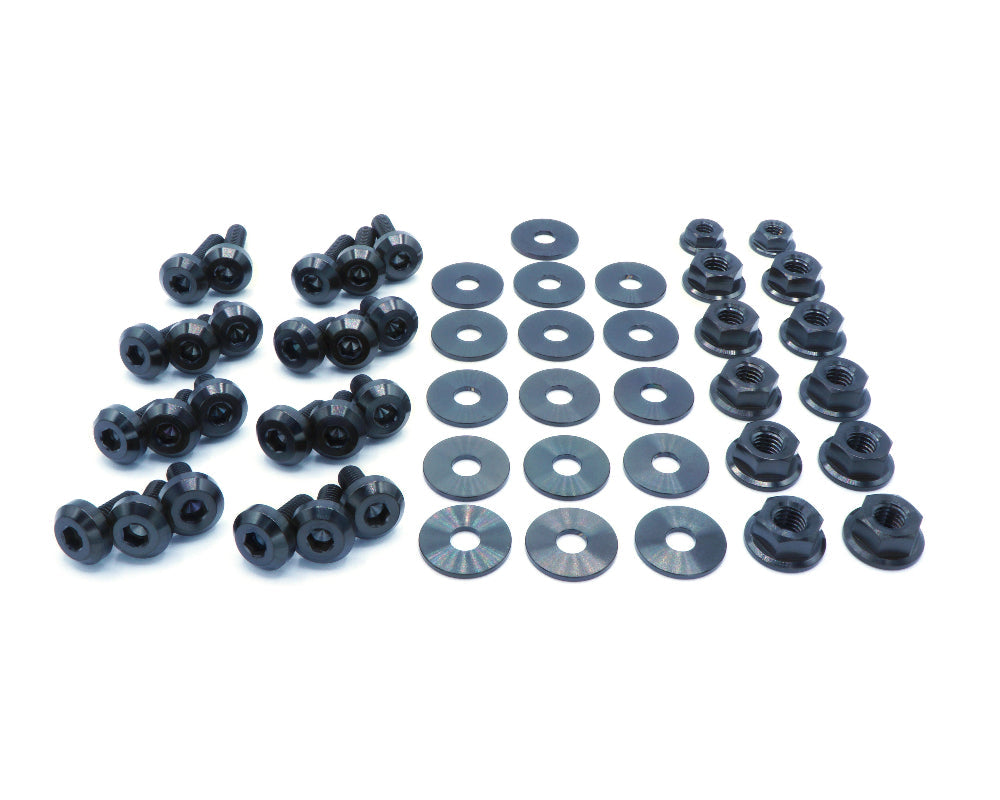 Stage 2 Titanium Hardware Engine Bay Kit - Mazda Miata (1989-1997) - JSI Racing 