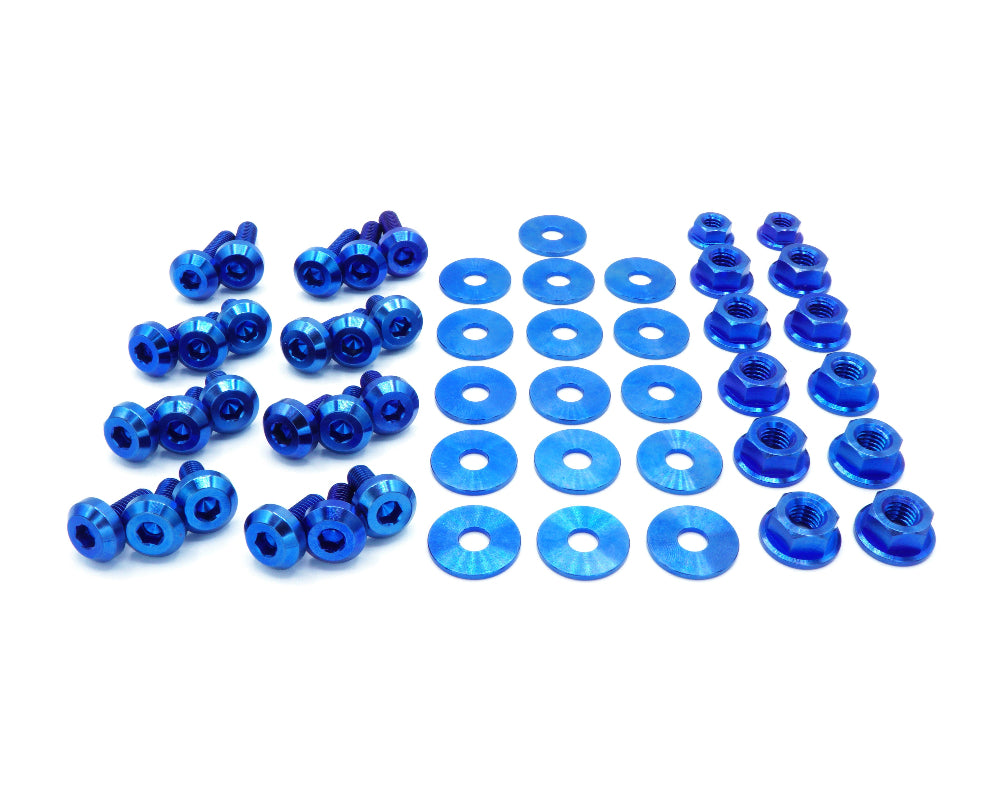Stage 2 Titanium Hardware Engine Bay Kit - Mazda Miata (1989-1997) - JSI Racing 