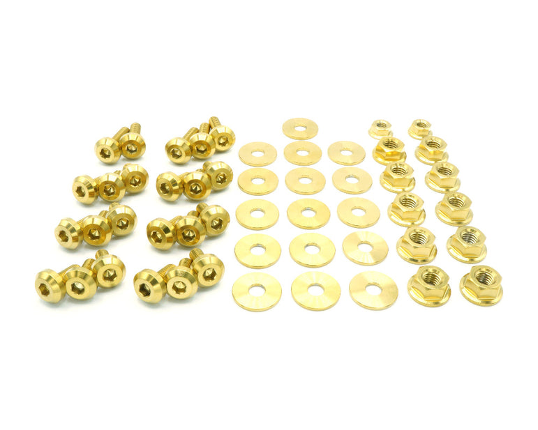 Stage 2 Titanium Hardware Engine Bay Kit - Mazda Miata (1989-1997) - JSI Racing 