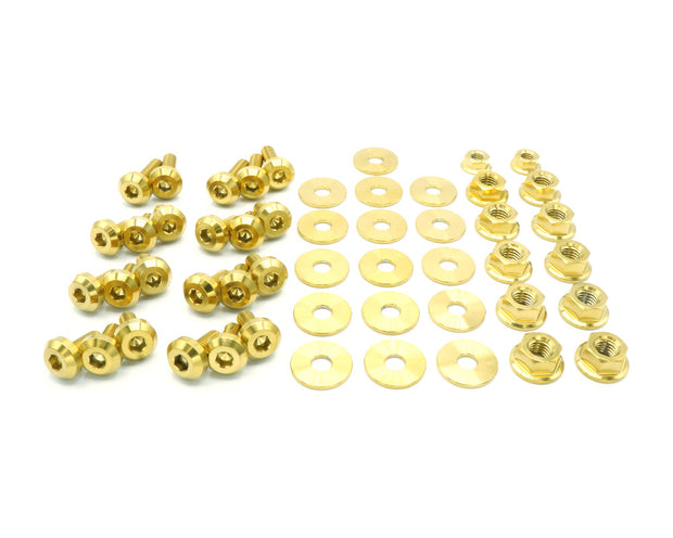 Stage 2 Titanium Hardware Engine Bay Kit - Mazda Miata (1989-1997) - JSI Racing 
