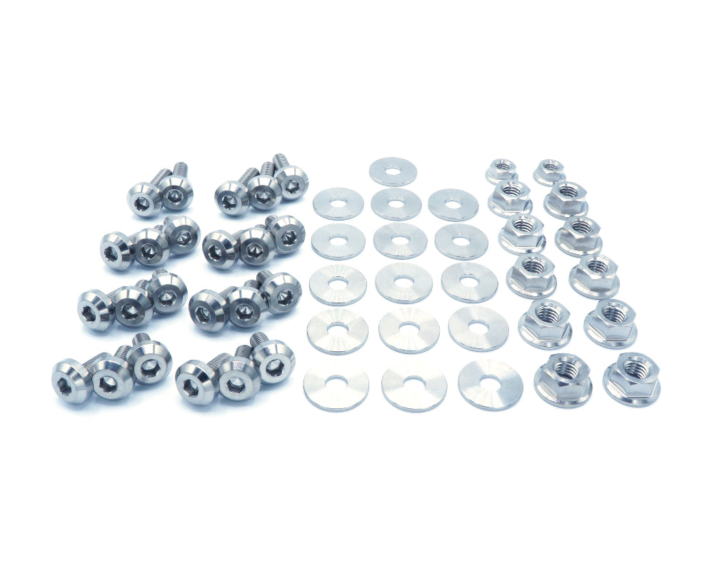 Stage 2 Titanium Hardware Engine Bay Kit - Mazda Miata (1989-1997) - JSI Racing 