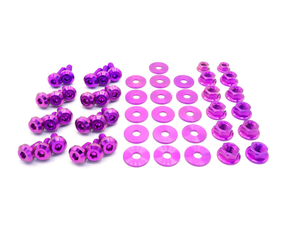 Stage 2 Titanium Hardware Engine Bay Kit - Mazda Miata (1989-1997) - JSI Racing 