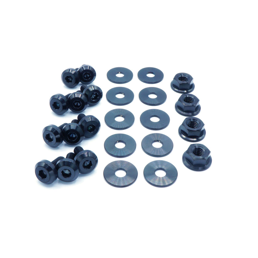 Stage 1 Titanium Hardware Engine Bay Kit - Mazda Miata (1989-1997) - JSI Racing 