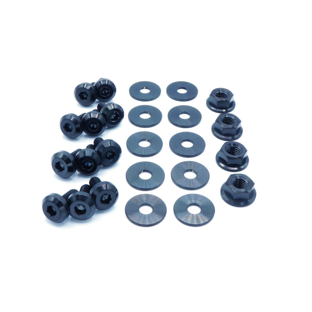 Stage 1 Titanium Hardware Engine Bay Kit - Mazda Miata (1989-1997) - JSI Racing 