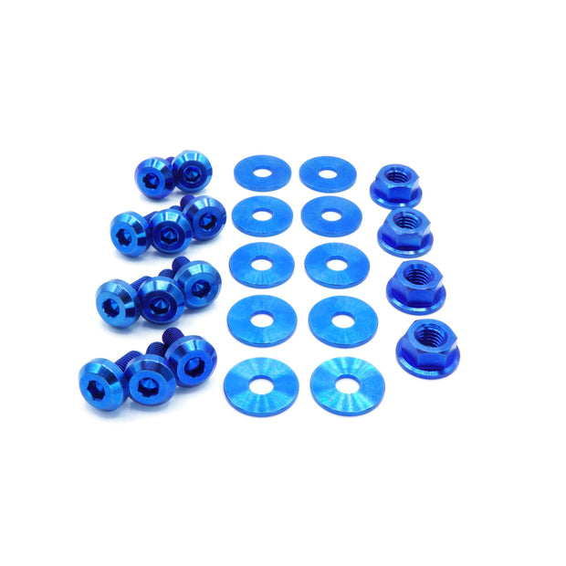 Stage 1 Titanium Hardware Engine Bay Kit - Mazda Miata (1989-1997) - JSI Racing 