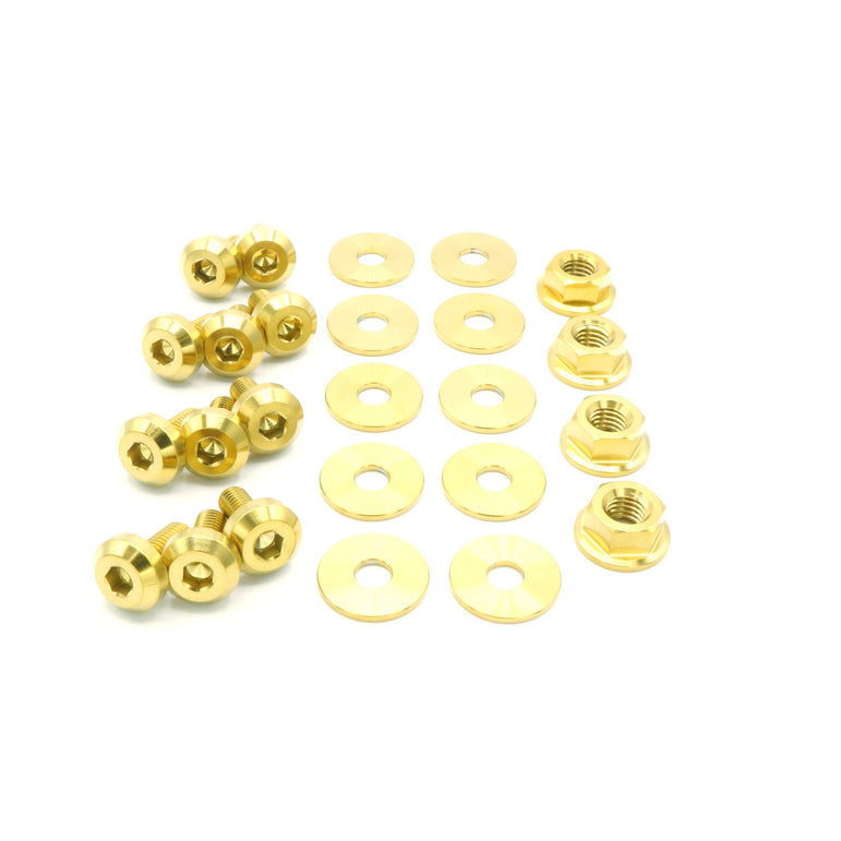 Stage 1 Titanium Hardware Engine Bay Kit - Mazda Miata (1989-1997) - JSI Racing 