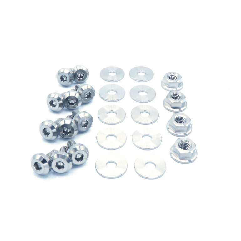 Stage 1 Titanium Hardware Engine Bay Kit - Mazda Miata (1989-1997) - JSI Racing 