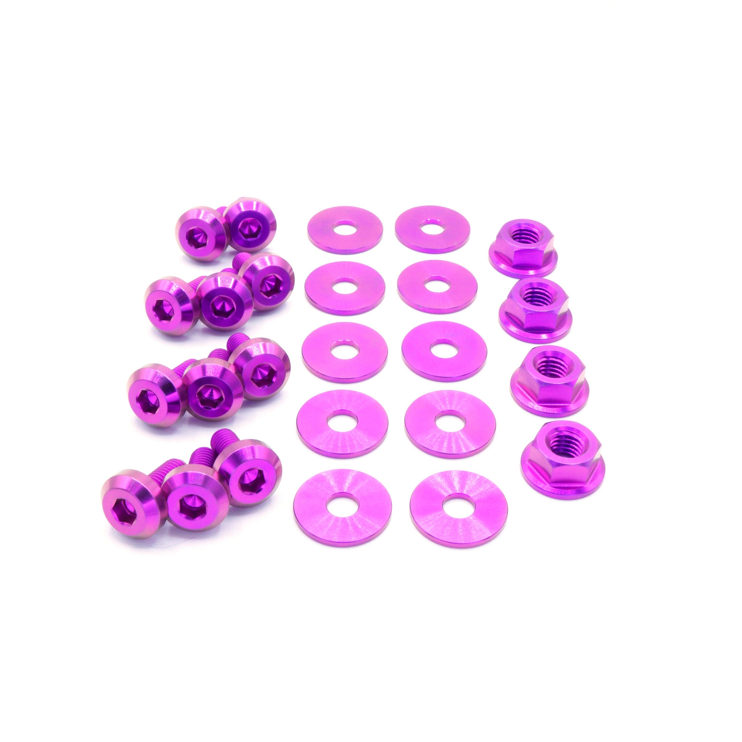 Stage 1 Titanium Hardware Engine Bay Kit - Mazda Miata (1989-1997) - JSI Racing 