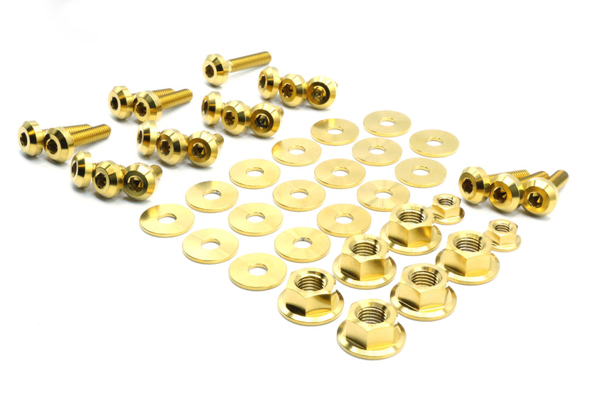 Stage 1 Titanium Hardware Engine Bay Kit - Mazda Speed3 (2007-2009) - JSI Racing 