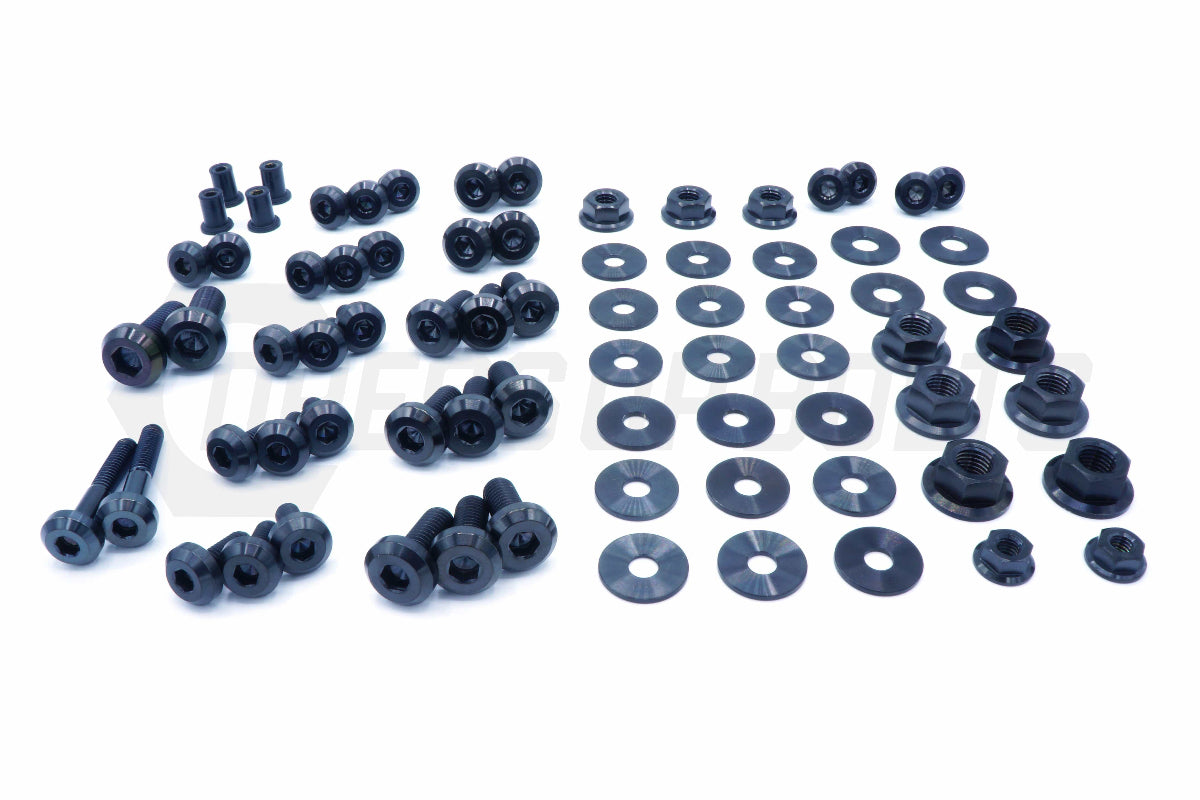 Stage 2 Titanium Hardware Engine Bay Kit - Mitsubishi Evo IX - JSI Racing 