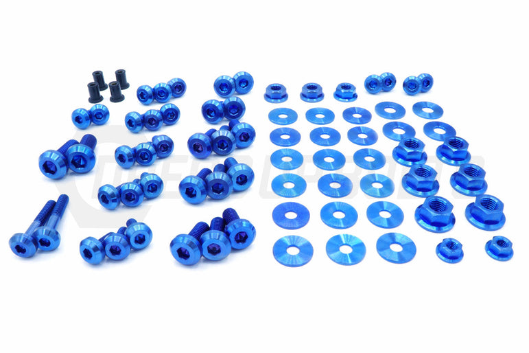 Stage 2 Titanium Hardware Engine Bay Kit - Mitsubishi Evo VIII - JSI Racing 