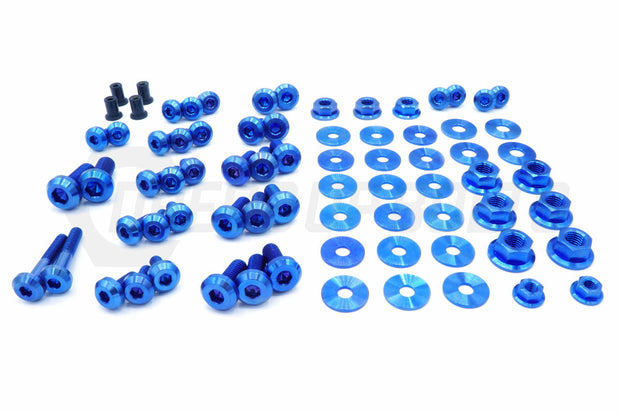 Stage 2 Titanium Hardware Engine Bay Kit - Mitsubishi Evo IX - JSI Racing 