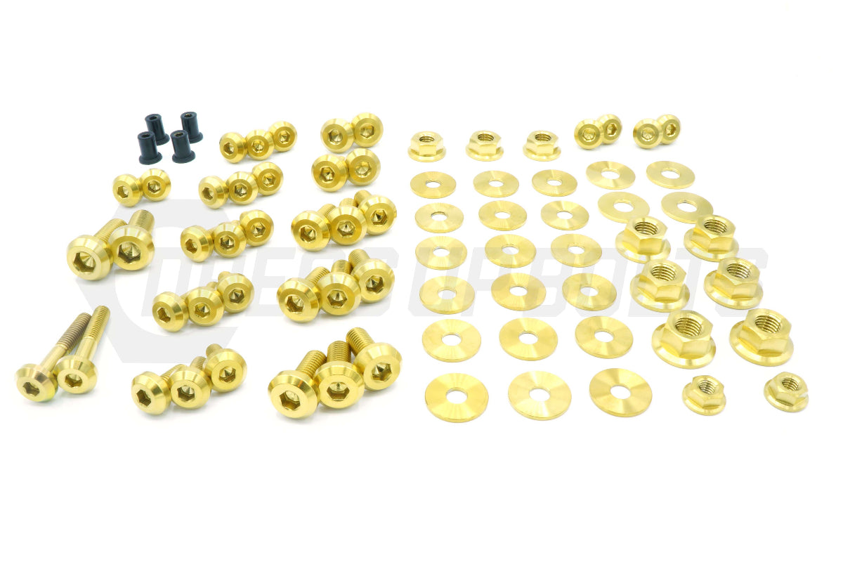 Stage 2 Titanium Hardware Engine Bay Kit - Mitsubishi Evo VIII - JSI Racing 