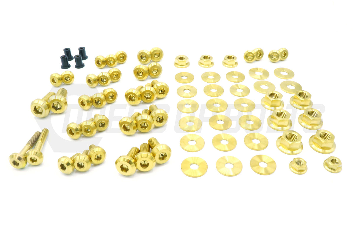 Stage 2 Titanium Hardware Engine Bay Kit - Mitsubishi Evo IX - JSI Racing 