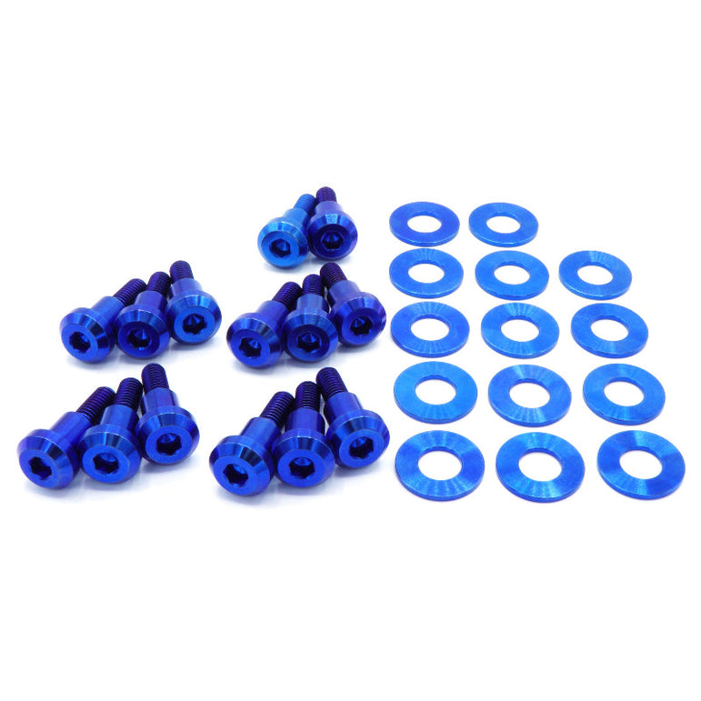 Titanium Hardware Valve Cover Kit - 4B11T Engine - JSI Racing 