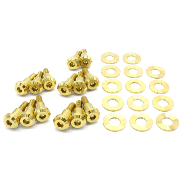 Titanium Hardware Valve Cover Kit - 4B11T Engine - JSI Racing 