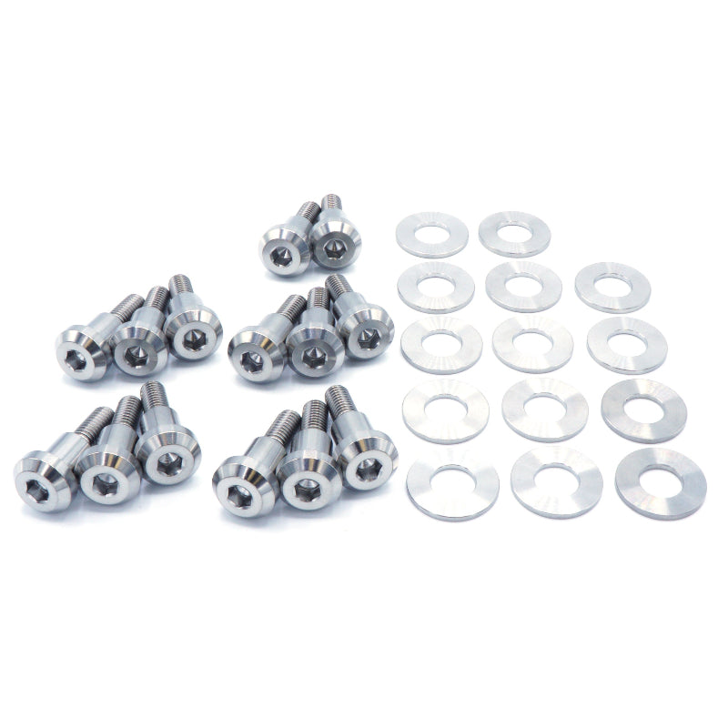 Titanium Hardware Valve Cover Kit - 4B11T Engine - JSI Racing 