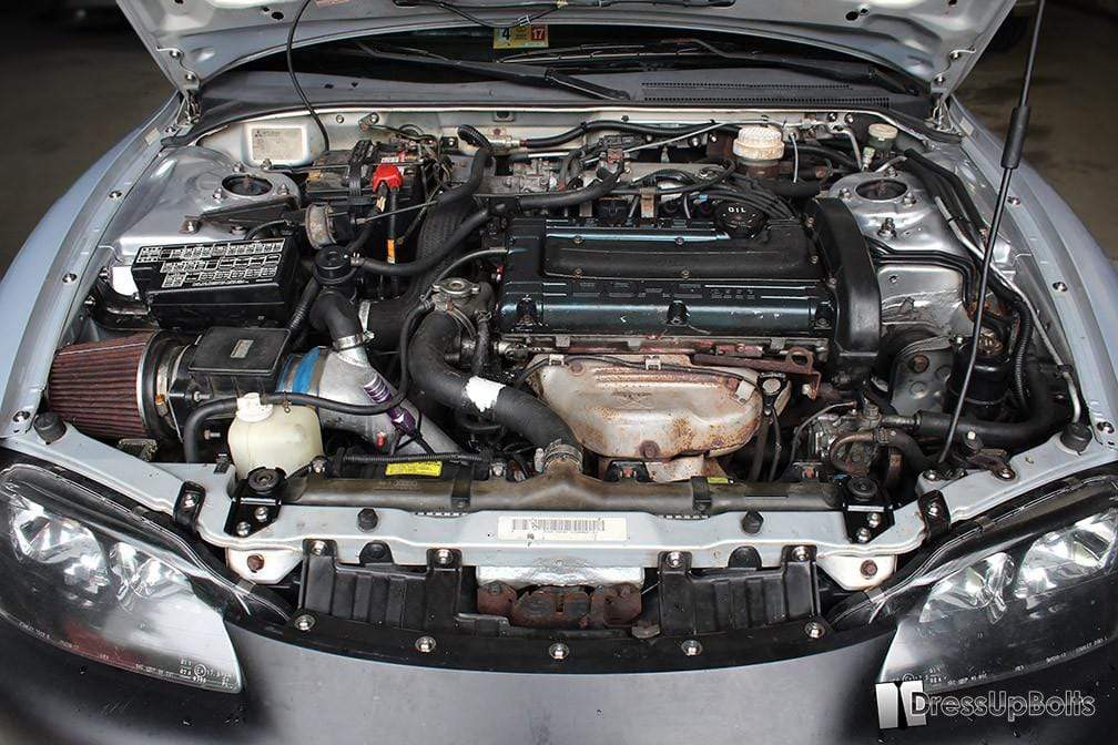 Mitsubishi 2G Eclipse (1995-1999) Titanium Partial Engine Bay Kit - JSI Racing 