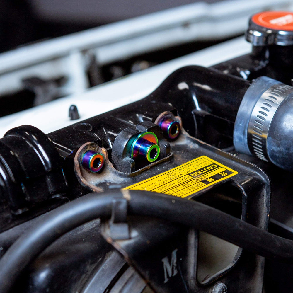 Stage 3 Titanium Hardware Engine Bay Kit - Toyota Supra MKIII (1986-1992) - JSI Racing 