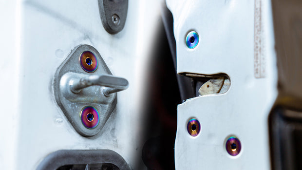 Titanium Hardware Door Kit - Toyota Supra MKIII (1986-1992) - JSI Racing 