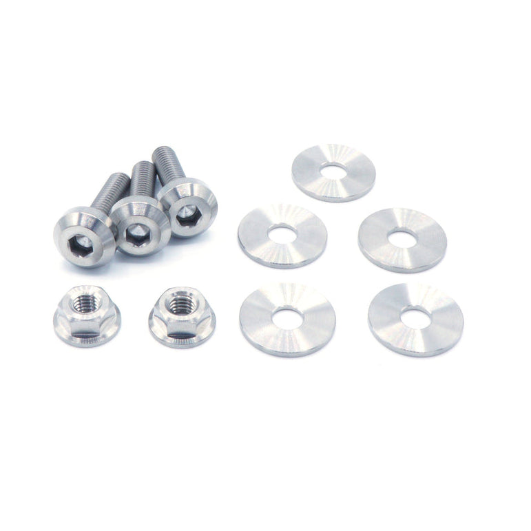 Titanium Hardware Engine Cover Kit - VQ37VHR Engine - JSI Racing 