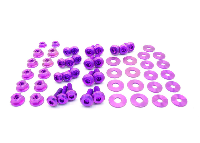 Stage 1 Titanium Hardware Engine Bay Kit - Nissan 350Z (2003-2006) - JSI Racing 