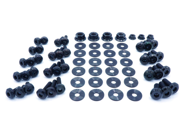 Titanium Hardware Engine Bay Kit - Nissan Skyline GT-R (R32) - JSI Racing 