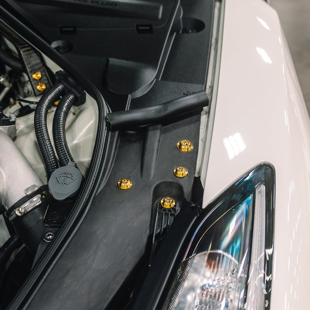 Titanium Hardware Engine Bay Kit - Nissan R35 GT-R (2009-2023) - JSI Racing 