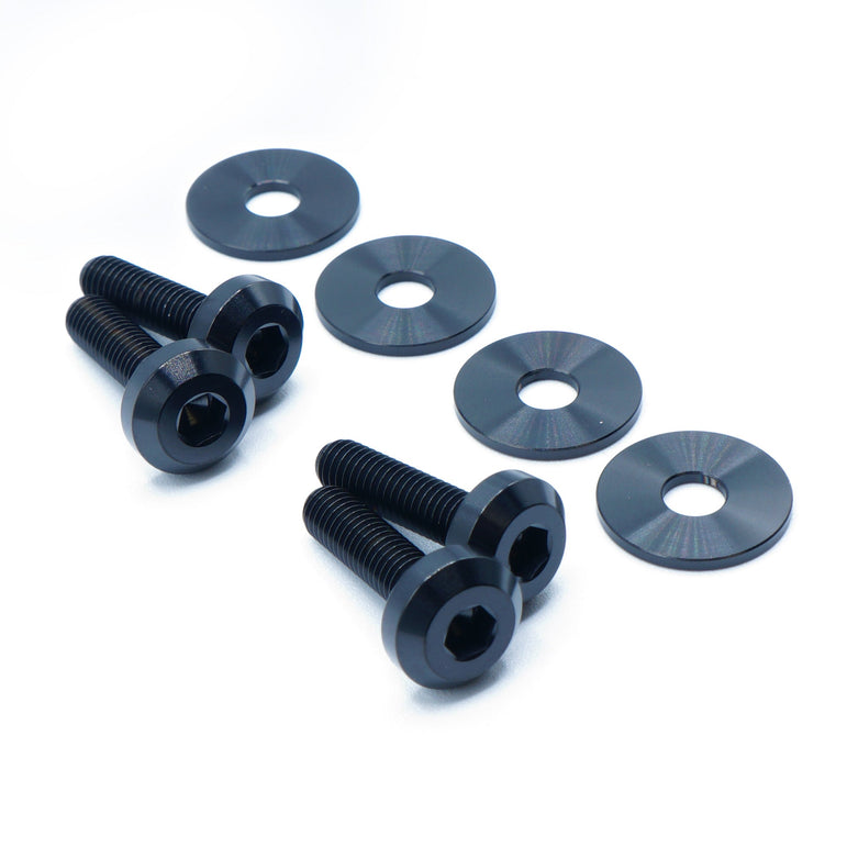 Titanium Hardware Engine Cover Kit - Nissan VR38DETT Engine - JSI Racing 