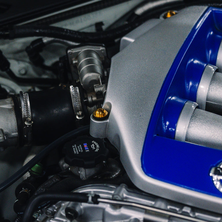 Titanium Hardware Engine Cover Kit - Nissan VR38DETT Engine - JSI Racing 