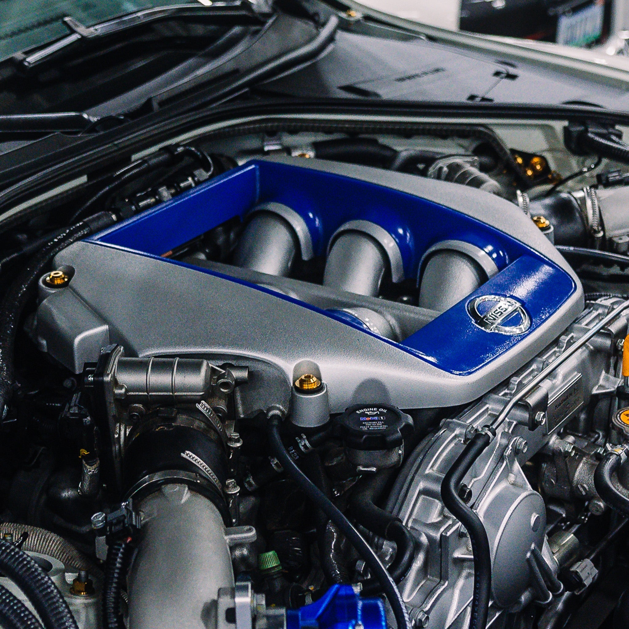 Titanium Hardware Engine Cover Kit - Nissan VR38DETT Engine - JSI Racing 