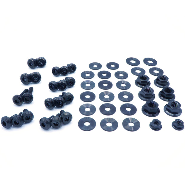Titanium Hardware Engine Bay Kit - Nissan Skyline GTS-R (R31) - JSI Racing 
